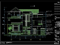 3 tầng,biệt thự,nhà phố,bản vẽ,kiến trúc,điện nươc